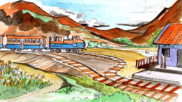 From a Railway Carriage